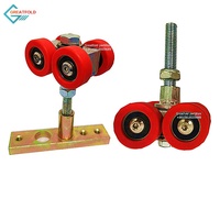 Accessoires pour cloisons mobiles Roue à rouleaux en nylon Rail de glissement en aluminium Rouleau coulissant pour cloisons coulissantes Rail