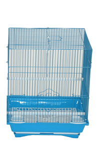 Cage à oiseaux en fil de fer de 60 cm pour perroquets, cage de reproduction de qualité importée, cage de transport blanche pour perroquets avec support - Product Image 3