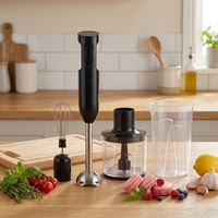 Mixeur Plongeant Électrique Professionnel DELLA LEE à 2 Vitesses, Moteur en Cuivre, Sans BPA, Broyeur à Glace pour Usage Domestique