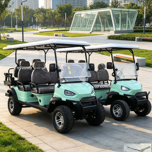 Carrito de Golf Eléctrico de Alta Gama para 2 Pasajeros, de Alta Velocidad, con Batería de Litio, para Playa y Complejos Turísticos - Product Image 1
