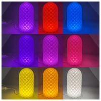 Luz LED USB 5V, RGB con Control Remoto IR, Iluminación Bajo Muebles con Base Impresa en 3D, Kit de Lámpara LED Bambu Lab 001 para Impresión 3D