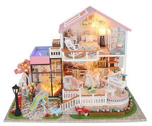 All'ingrosso fai da te 3d <span class=keywords><strong>casa</strong></span> delle bambole in legno fai da te <span class=keywords><strong>casa</strong></span> delle bambole in miniatura con <span class=keywords><strong>la</strong></span> luce per le ragazze - Product Image 2
