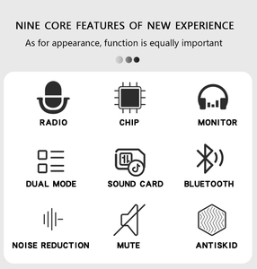 Récepteur sans fil 3 en 1 Double micro Lavalier Microphone sans fil pour Smart Phone Caméra d'ordinateur portable avec écouteur Minotoring - Product Image 6