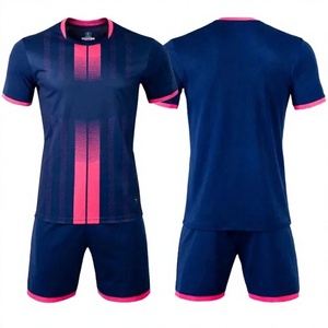 เสื้อฟุตบอลชุดเสื้อฟุตบอลสำหรับผู้ใหญ่ทุกเพศเสื้อ100% แขนสั้นโพลีเอสเตอร์ระบายอากาศ - Product Image 1