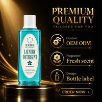 Détergent liquide pour lessive en gros OEM, format taille haute, parfum frais longue durée, produits de nettoyage