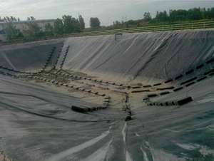 현대적인 디자인 1.5mm 2mm 블랙 그린 HDPE LDPE 안티 UV 50m 5 년 보증 지막 방수 연못 라이너 댐 어항 - Product Image 5