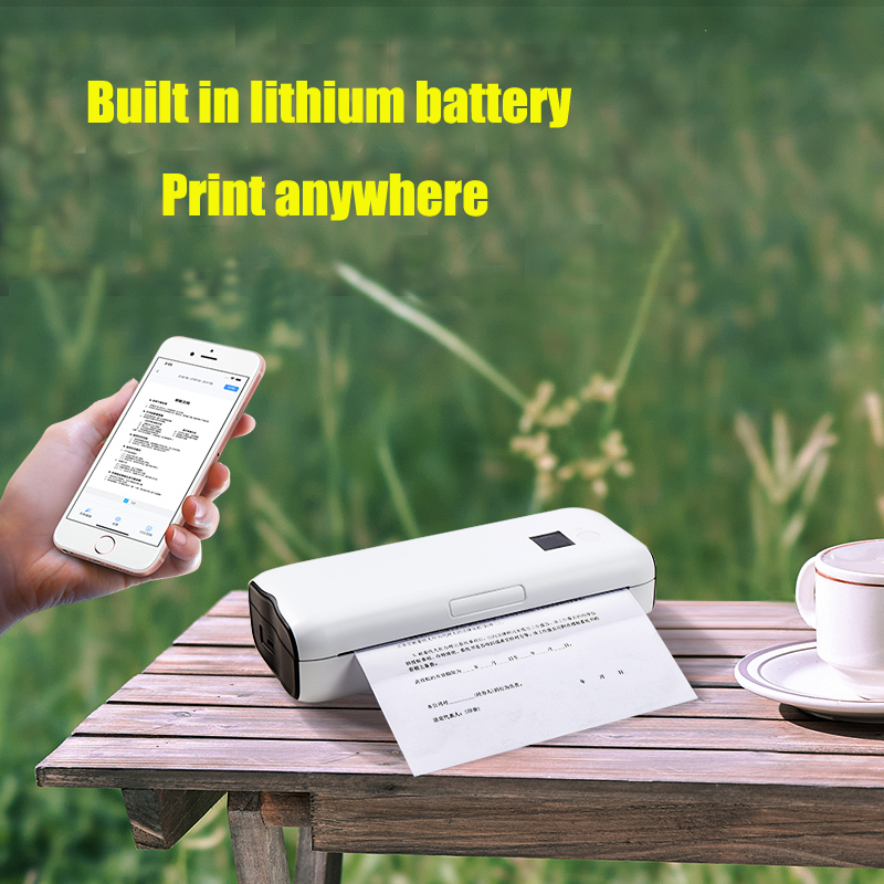 Inkless And Portable A4 Size Printer For Pdf Document Printing Wireless