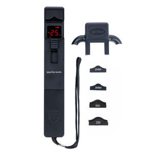 4 adaptör tipi Fiber optik tanımlayıcı ile yeni optik kablo test cihazları 800-1700nm canlı dedektörü - Product Image 4