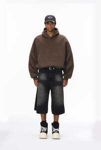 Felpe con Cappuccio Corte Invernali da Uomo, Spesse e Calde in Pile, Stile Casual <span class=keywords><strong>Oversize</strong></span> Hip Hop - Product Image 4