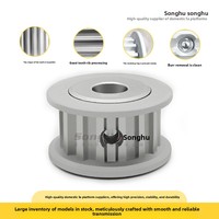 Polea Sincronizadora de Aluminio SH-HTPA-S5M100-72-A-P-d12 de 72 Dientes y 65 Orificios, en Stock
