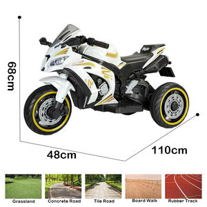 سيارة كهربائية للأطفال بثلاث عجلات تعمل ببطارية 12 فولت، مصنوعة من البلاستيك، مناسبة للأطفال من عمر 2 إلى 4 سنوات و5 إلى 7 سنوات - Product Image 2