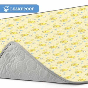 Almohadillas Lavables para Perros, Antideslizantes y a Prueba de Fugas, Tapete de Entrenamiento para Cachorros, para Corralitos, Jaulas y Camas - Product Image 3