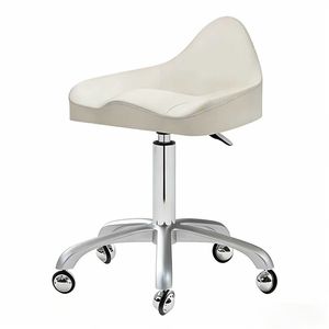 Sillón de Peluquería Giratorio y Elevable con Ruedas para Salón de Belleza, Silla de Trabajo para Estilista, Silla de Masaje - Product Image 3