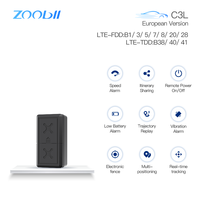 C3L Version Européenne Mini Traceur GPS Magnétique Intelligent 4G avec Suivi en Temps Réel, Avertissement de Vitesse Excessive et Géolocalisation pour Véhicules et Vélos