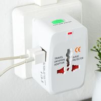 Adaptateur de voyage international Prise électrique Prise de courant Chargeur USB Convertisseur universel pour UE Royaume-Uni États-Unis Australie Adaptateur de voyage universel