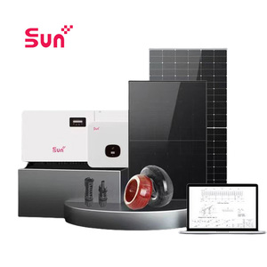 Sistema de Energía Solar Híbrido de 10kW, Solución Completa, Silicio Monocristalino, Almacenamiento de Energía Doméstica, Batería LiFePO4, Inversor Todo en Uno - Product Image 2