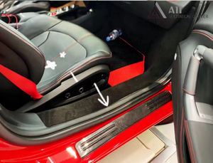 แผ่นคาร์บอนไฟเบอร์อัปเกรดแบบแห้งสำหรับ <span class=keywords><strong>Ferrari</strong></span> <span class=keywords><strong>488</strong></span> <span class=keywords><strong>GTB</strong></span> Spider TRIM และเหยียบต้อนรับ - Product Image 6