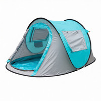 Tente de camping automatique instantanée OEM 3 secondes, installation rapide, imperméable, portable, pour le camping en famille