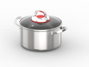 <span class=keywords><strong>Victoria</strong></span> Series 24cm Doble Mango 18/10 Olla <span class=keywords><strong>de</strong></span> sopa <span class=keywords><strong>de</strong></span> acero inoxidable para <span class=keywords><strong>ollas</strong></span> al vapor - Product Image 4