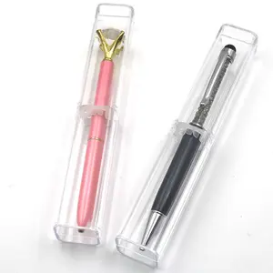 ホルダーギフトクリスタルペン包装箱文房具プラスチック透明ペンケース