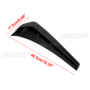 2 autocollants 3D ABS de style FK8 V2 pour garniture de couvercle d'aile d'aération de garde-boue pour Honda Civic 10ème génération 2016 2017 2018 - Product Image 6