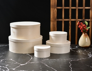 กล่องเค้กไม้ธรรมชาติแบบใช้แล้วทิ้งพร้อมฝาปิดทรงกลมสำหรับงานปาร์ตี้และอุปกรณ์บนโต๊ะอาหาร - Product Image 6