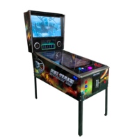 Flipper de jeu Flipper de 43 pouces 60Hz de qualité supérieure Machine d'arcade de flipper virtuel à pièces avec panneau de manette et boule de commande