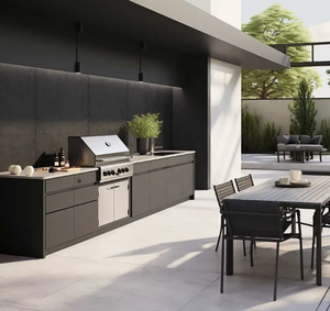 Armarios de cocina exteriores de metal movibles-<span class=keywords><strong>Fregadero</strong></span> de barbacoa <span class=keywords><strong>exterior</strong></span> de acero inoxidable - Product Image 6