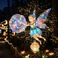 Decoración Interactiva de Faroles para Parques de Atracciones, para el Día de Muertos en México, Uso Interior/Exterior, Espectáculo de Luces para Parques Temáticos