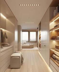 Ventes directes d'usine 2025 Le nouveau vestiaire de placard de garde-robe peut être personnalisé fabriqué en Chine - Product Image 2