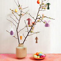 Papier de Pâques Lapin Lapin Nid D'abeille Ornements avec Aimants Printemps Saison Décoration Suspendue Maison École Festival De Pâques Fournitures