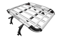 Panier de toit de voiture, porte-bagages de voiture, vente chaude, universel, aluminium, 4x4, panier de toit de voiture universel avec lumières LED