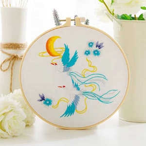 Hot Selling Embroidery for Adults Beginners Starter Cross Stitch Kit with Flower Pattern Stamped - Product Image 5