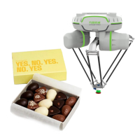 Cuisson tuyauterie gâteau pick and place 4 delta robot industriel avec PLC comme composant de base