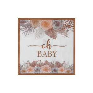 Vajilla con estampado de letras de dibujos animados, estilo festivo para parejas, estilo de fiesta, nuevo diseño para restaurantes, toallas de papel desechables al por mayor - Product Image 5