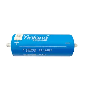 Yinlong 40AH 35AH 30AH baterai Lithium Titanate LTO 66160 2.3V 10C sel pengisi daya untuk sistem surya EV penyimpanan baterai UPS