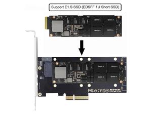 Adaptador Fervit <span class=keywords><strong>PCI</strong></span>-E 4.0 4X Host a NVMe Ruler 1U GEN-Z EDSFF de 5.9mm y 8.0mm de Grosor, Adaptador Corto para SSD <span class=keywords><strong>E1</strong></span>.S - Product Image 2