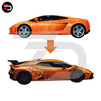 Vente directe d'usine - Kit carrosserie amélioré avec pare-chocs, capot et aileron pour GALLARDO LP540 LP550 LP560 Facelift vers HURACAN LP610 STO
