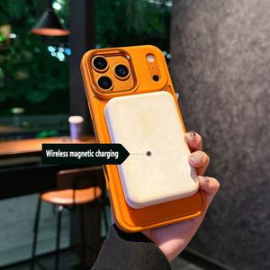 Vente en gros de coques de téléphone magnétiques sans fil de haute qualité, mates, respectueuses de la peau, pour les séries iPhone et Samsung - Product Image 2