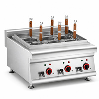 Équipement de restauration professionnelle pour cuisine, cuiseur à nouilles électrique en acier inoxydable, machine à faire bouillir 6KW TM-6, garantie 1 an