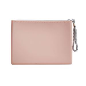 Elegant Fashionable Portable <b>Silicone</b> <b>Waterproof</b> Cosmetic Pouch Zipper Large Capacity Makeup Bag Coin Purse Travel Organizer - Product Image 6