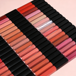 Lápiz Labial Líquido Mate <span class=keywords><strong>de</strong></span> 59 Colores <span class=keywords><strong>de</strong></span> Marca Privada, Vegano, Resistente al Agua, <span class=keywords><strong>de</strong></span> Larga Duración, Color Nude, Logotipo Personalizado, <span class=keywords><strong>Maquillaje</strong></span> al por Mayor - Product Image 1