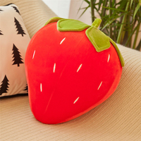 2020 Fabriek Groothandel Hot Selling ZONOBLE Schattig Fruit Pluche Speelgoed Kussen Aardbei Ananas Kussen Zhejiang