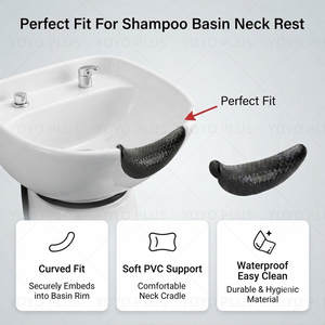 Outil de lavage de <span class=keywords><strong>cheveux</strong></span> en gros : Repose-nuque en PVC pour <span class=keywords><strong>bac</strong></span> à shampoing, coussin de soutien pour SPA capillaire - Product Image 3