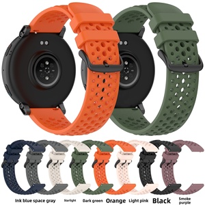 Correa Deportiva Transpirable de Silicona Suave de 22 mm de Ajuste Rápido para Relojes Amazfit Active Max/Watch GT Runner2/<span class=keywords><strong>OPPO</strong></span> Watch X3 - Product Image 1