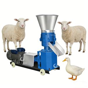 Moulin à granulés d'aliments Gelin haute productivité pour volailles, poulets, canards, oies, bétail, animaux d'élevage, bovins, chevaux, moutons, porcs, lapins - Product Image 1