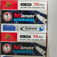 Marqueur effaçable à sec en gros, rechargeable, non toxique, pour tableau blanc, fournitures de bureau et scolaires, lot en vrac