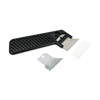 Grattoir pratique noir pour enlever les vieux coulis en Silicone avec lame de remplacement