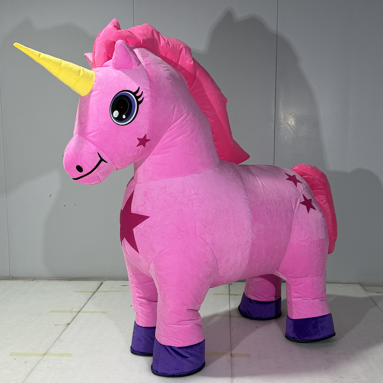 bright pink and purple