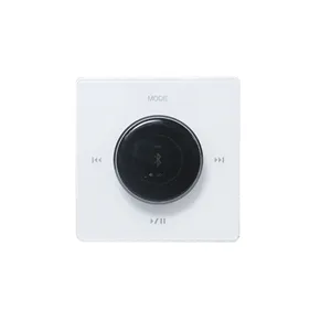 Amplificador de parede inteligente com tela colorida, sistema de áudio inteligente de 2 canais, 25W, amplificador de parede com armazenamento USB e cartão SD